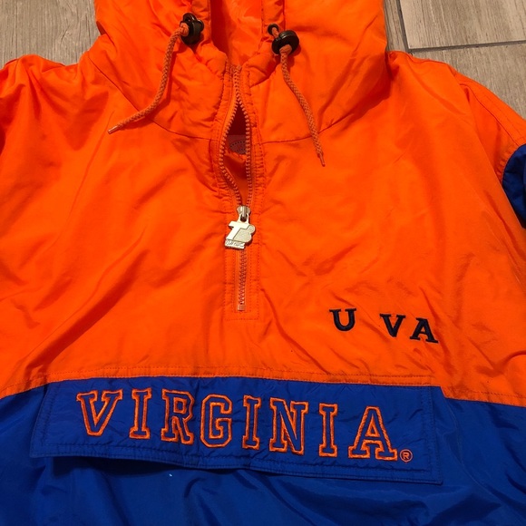 Vintage university of Virginia UVA Nylon Coat XL - Picture 2 of 10